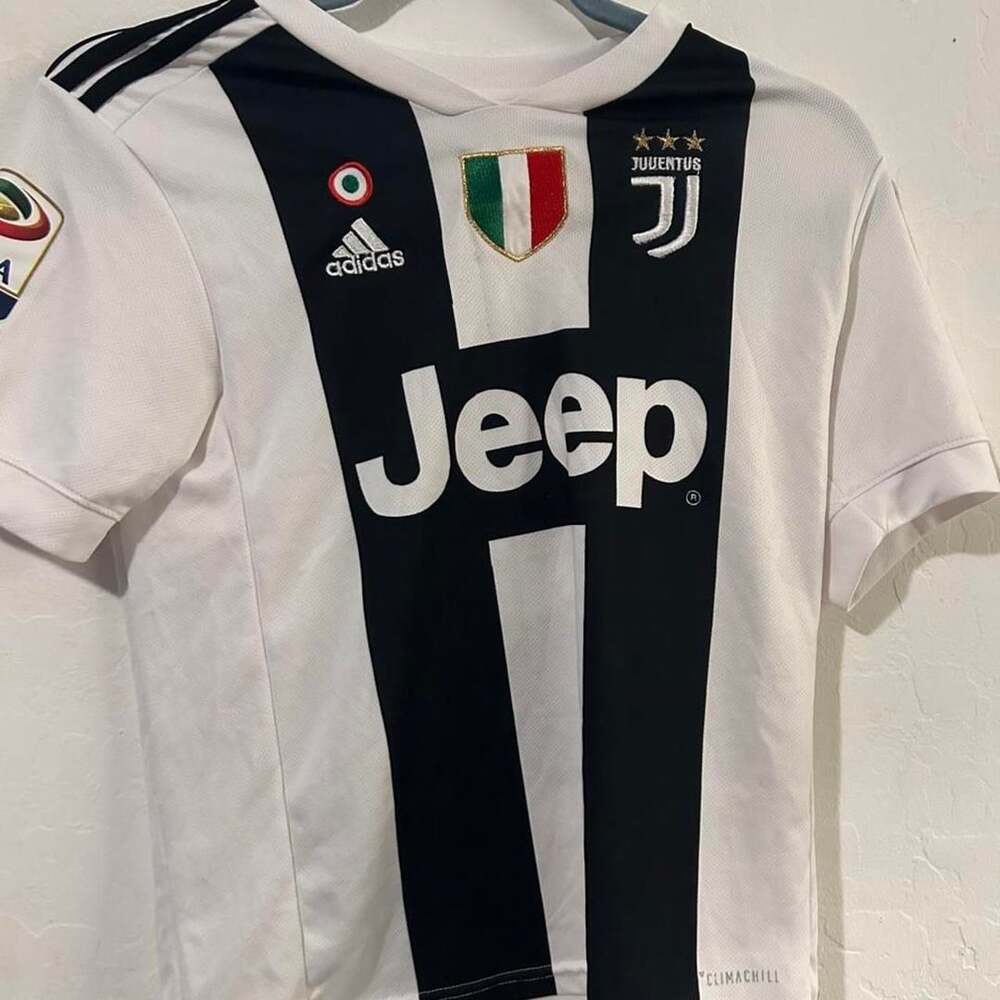 Adidas Juventus 18/19 Home Ronaldo 7 Jersey Size Small Youth